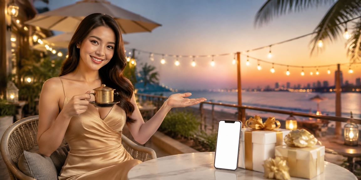 Người dùng Hà Nội đăng ký tài khoản và nhận thưởng qua ứng dụng mobile bên ly cà phê