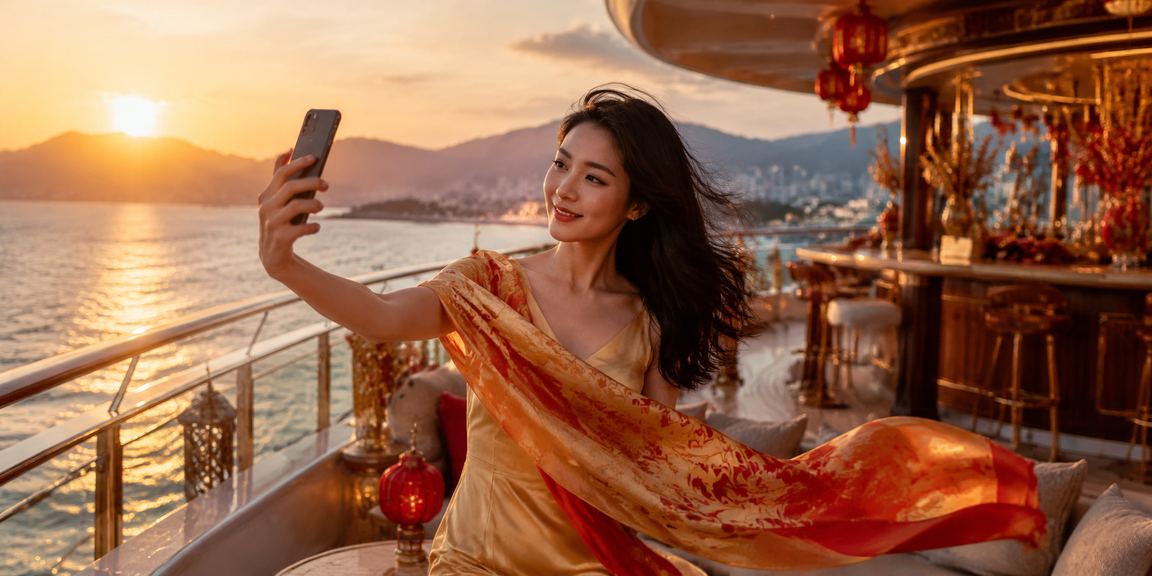 Người dùng tại Nha Trang chơi casino trên điện thoại mobile bên bãi biển